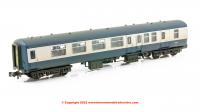 374-680B Graham Farish BR Mk2A BSO Brake Second Open Coach number M9438 - BR Blue & Grey - Weathered - Era 6/7.